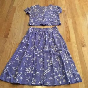 Talbots marching top/skirt.